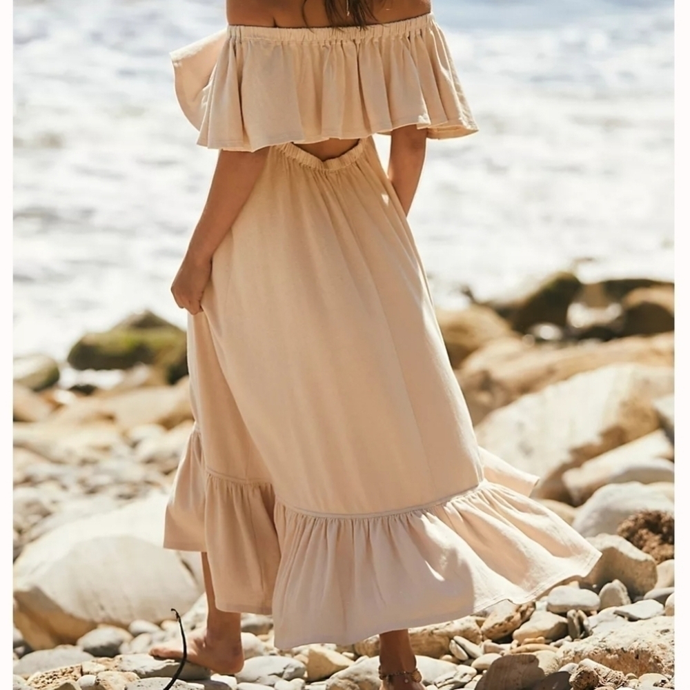 Free People BNWT Lynne Midi Dress! - Picture 3 of 5